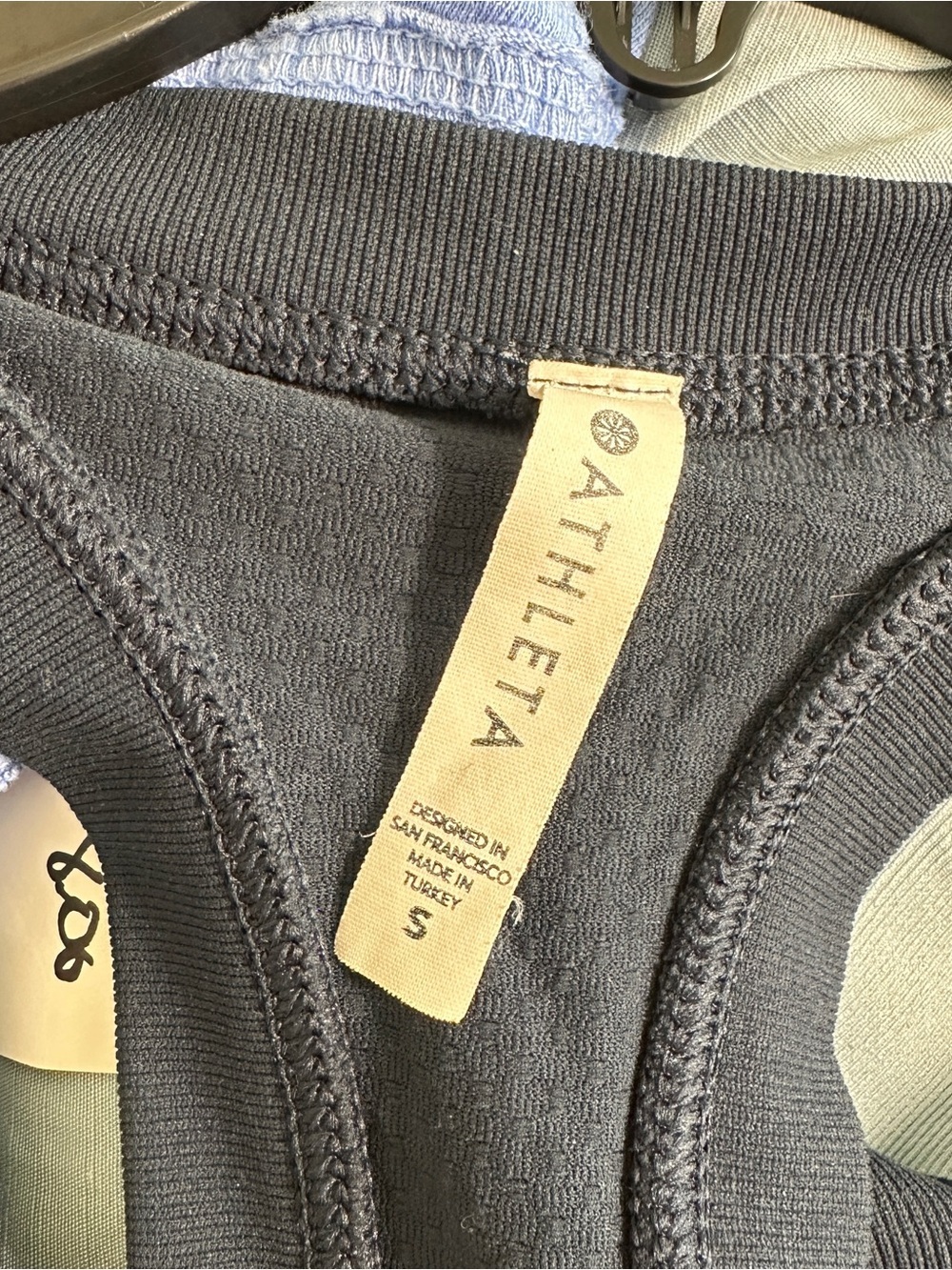 Athleta Deep Teal Racerback Performance Tank - Picture 4 of 4